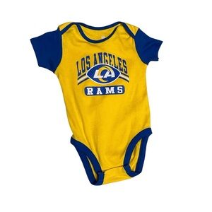 NFL Los Angeles Rams Kids Bodysuit in Yellow and Blue